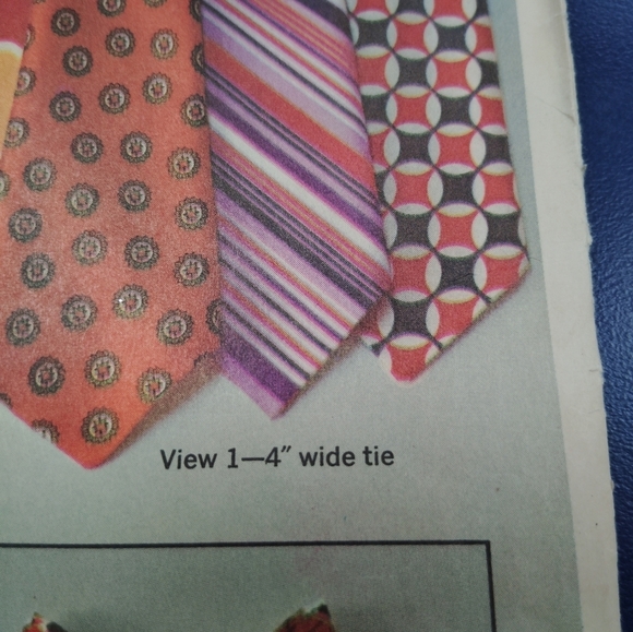 Simplicity Sewing Pattern 9400 Men's Neckties Bowtie Bow Tie Neck Tie Uncut - Picture 5 of 8
